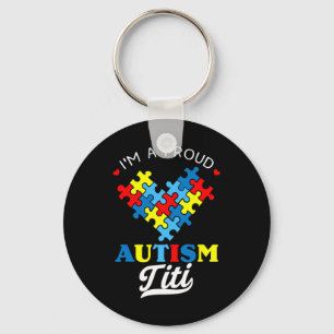 Llavero Soy una orgullosa tía de autismo Titi concienciaci