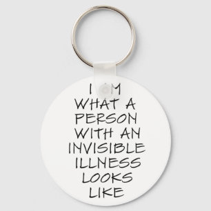 Llavero Soy una qué persona con una enfermedad invisible