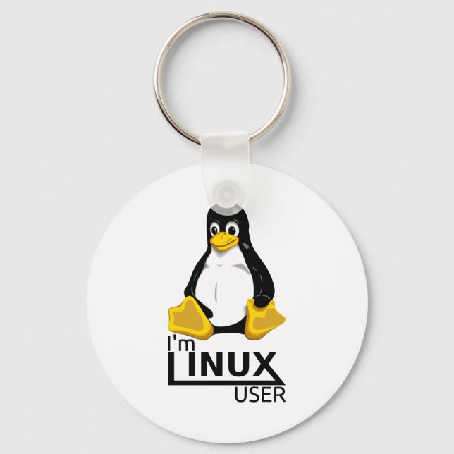 Llavero Soy usuario de Linux (Anverso)