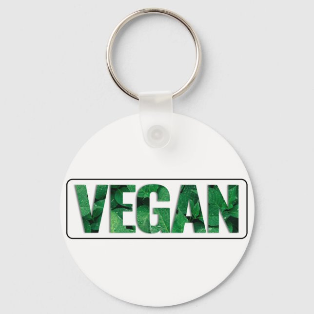 Llavero Soy Vegan, Diseño Tipográfico (Anverso)