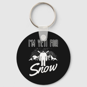 Llavero Soy Yeti para esquiar en la nieve para una esquiad