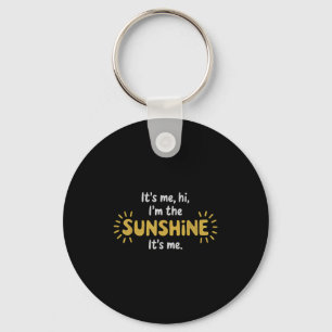 Llavero Soy yo, soy la cita positiva de la luz del sol