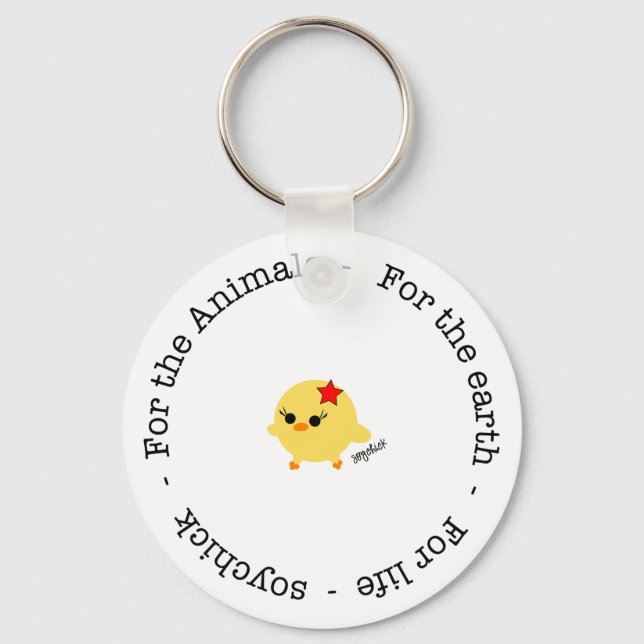 Llavero Soychick for Animals, Earth and Life Keychain (Anverso)