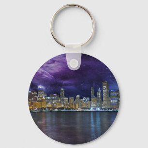 Llavero Spacey Chicago Skyline