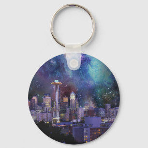 Llavero Spacey Seattle Keychain