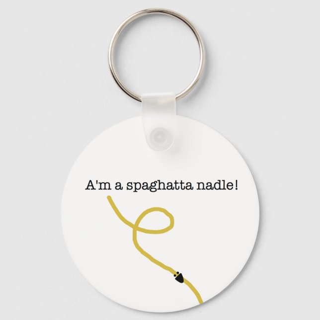 Llavero ¡Spaghatta Nadle Keychain! (Anverso)