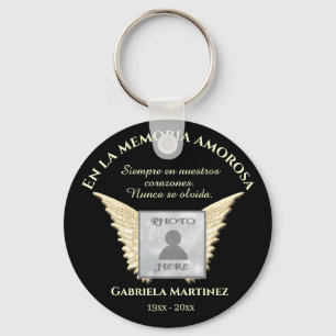 Llavero SPANISH En memoria amorosa foto memorial