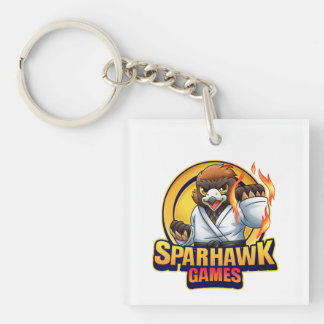 Llavero SparhawkGames + anillo de apertura del logo de Doj