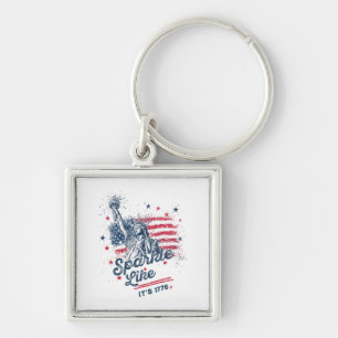 Llavero Sparkle Like It's 1776, Patriotic Design, American