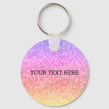 Sparkling elegante giratorio arco iris colorido li