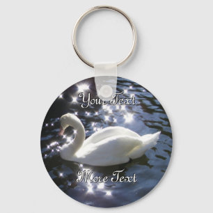 Llavero Sparkling Swan Keychain