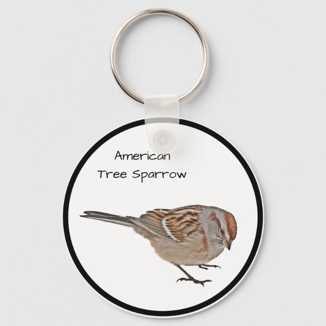 Llavero Sparrow de árbol americano (Anverso)