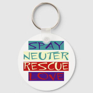 Llavero Spay Neuter Rescue Love