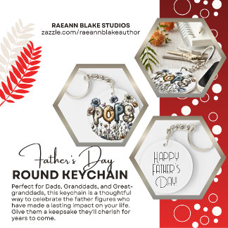 Llavero Special Father's Day Round Acrylic Keychain