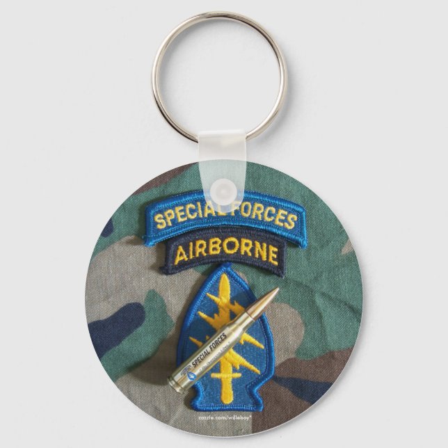 Llavero special forces green berets group iraq Keychain (Anverso)