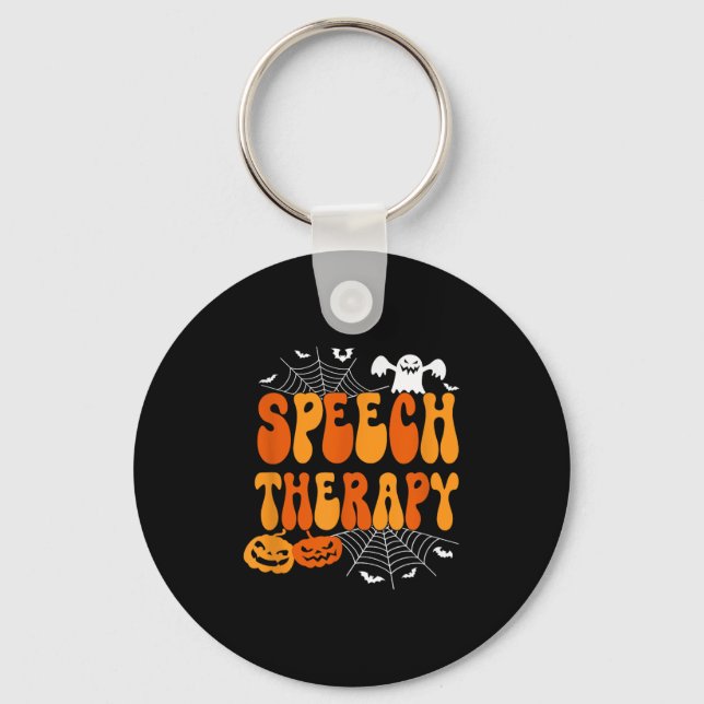 Llavero Speech Therapy Speech Therast Speech Pathology Hal (Anverso)