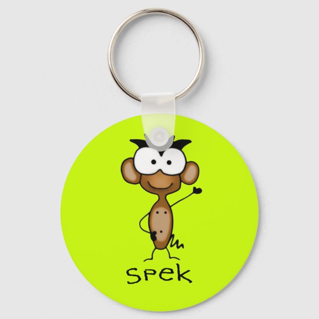 Llavero Spek the Monkey Keychain (Anverso)