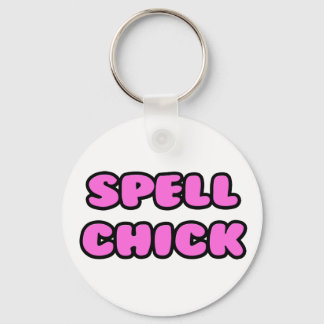 Llavero Spell Chick Pink