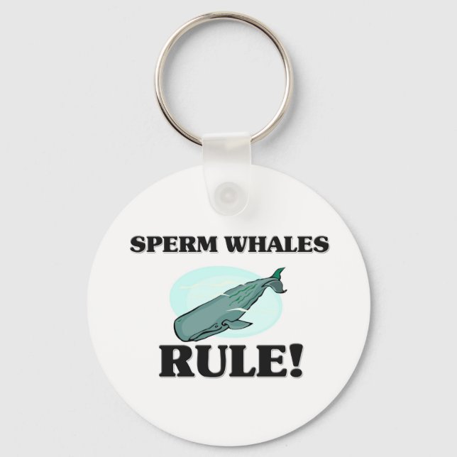 Llavero SPERM WHALES Rule! (Anverso)