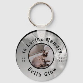 Llavero Sphynx Cat Memorial Silver Remembrance Art