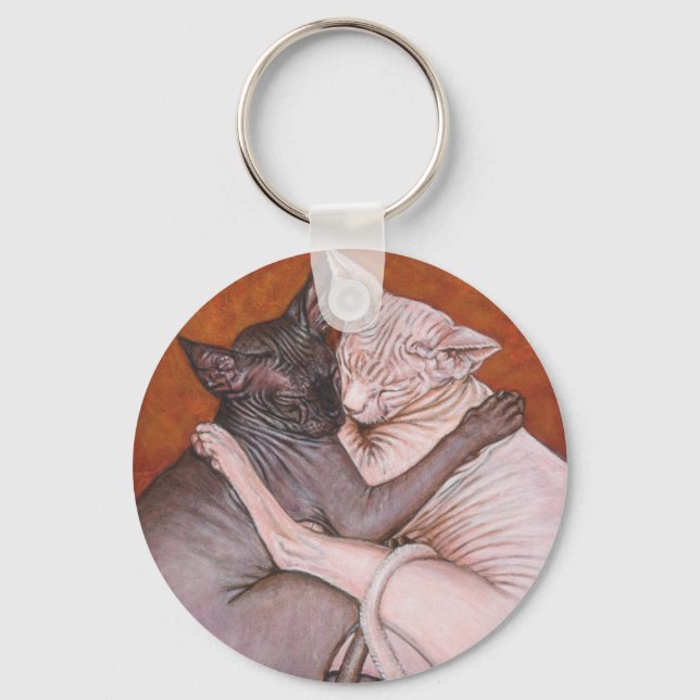 Llavero Sphynx Sphinx Cat Cats Nap Time (Anverso)