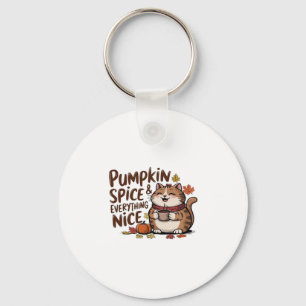 Llavero Spice De Calabaza Y Todo Lo Agradable De Gato Gras