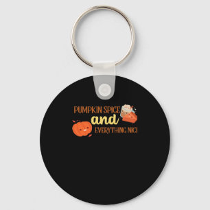 Llavero Spice De Calabaza Y Todo Lo Bonito Diseño Otoño