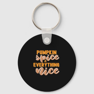 Llavero Spice De Calabaza Y Todo Lo Bonito Otoño