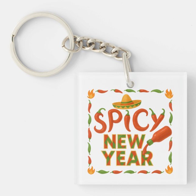 Llavero Spicy New Year (Frente)