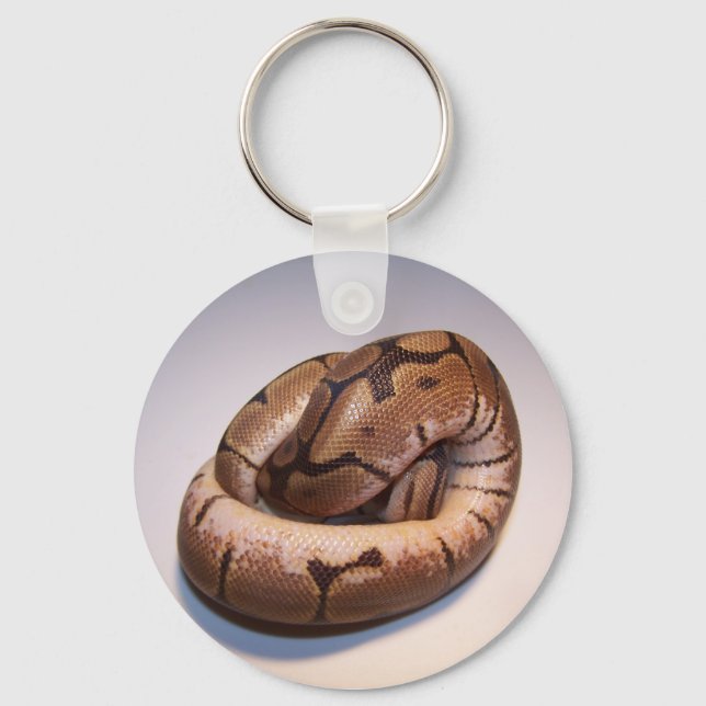 Llavero Spider Ball Python Keychain (Anverso)