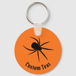 Llavero Spider Silhouette Keychain