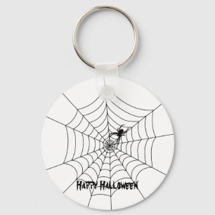 Llavero Spider Web Halloween Keychain