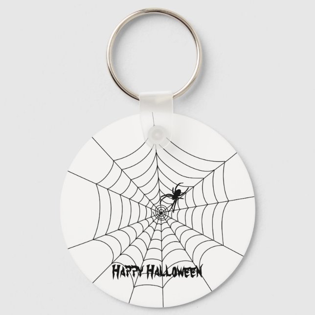 Llavero Spider Web Halloween Keychain (Anverso)