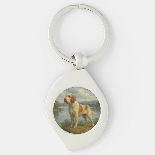 Llavero Spinone Italiano (Anverso)