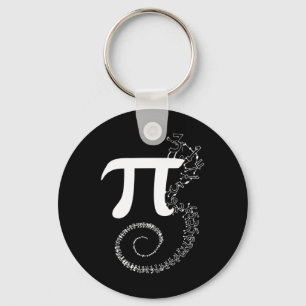 Llavero Spiral Pi Math Funny Pi Day 3.14 Ecuación Matemáti