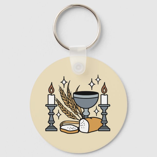 Llavero Spiritual Faith and Grace – Uplifting Christian (Anverso)