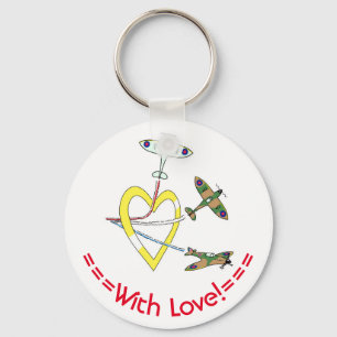 Llavero Spitfires Heart Key Ring