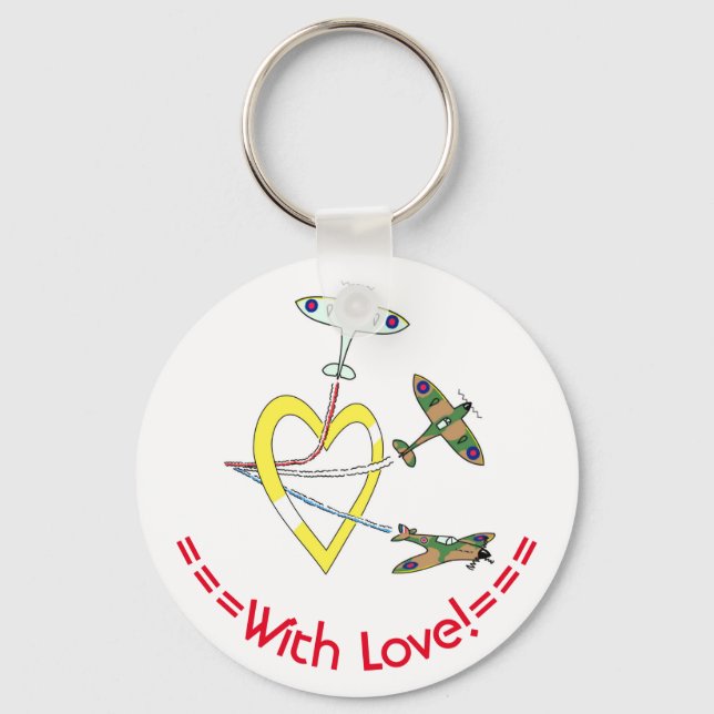 Llavero Spitfires Heart Key Ring (Anverso)