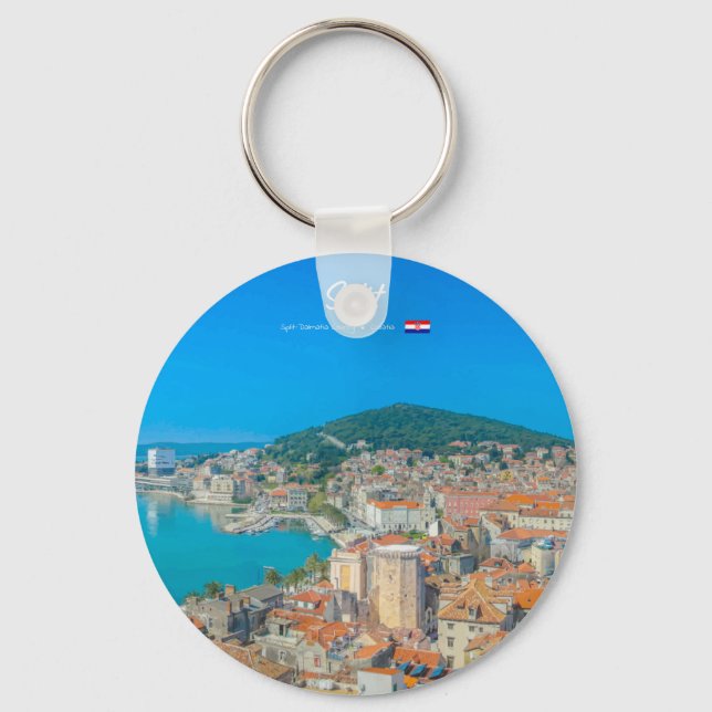 Llavero Split, Croacia - Ciudad Costera (Anverso)