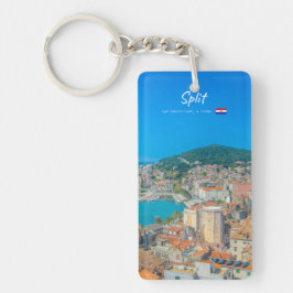 Llavero Split, Croacia - Ciudad Costera Esbelta