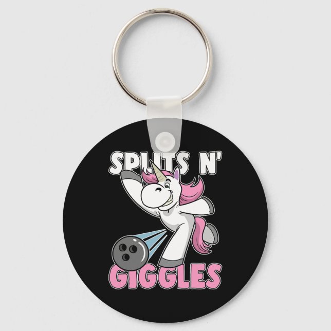 Llavero Splits N' Giggles Unicorn Bowler (Anverso)