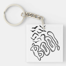 Llavero Spooky Bats and Boo Halloween Design