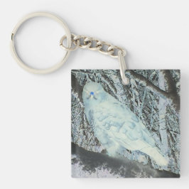 Llavero Spooky Buzzard en la rama