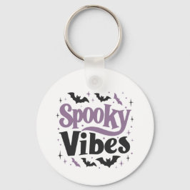 Llavero Spooky Vibes Keychain - Kawaii Halloween