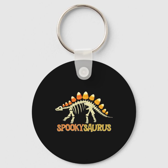 Llavero Spookysaurus Caramelo de Maíz Dinosaurio Esqueleto (Anverso)
