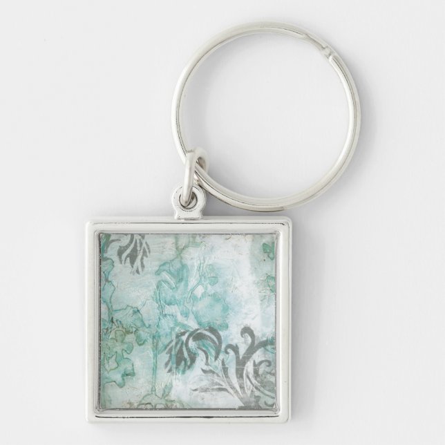 Llavero Spray de flores no embellecido III (Frente)