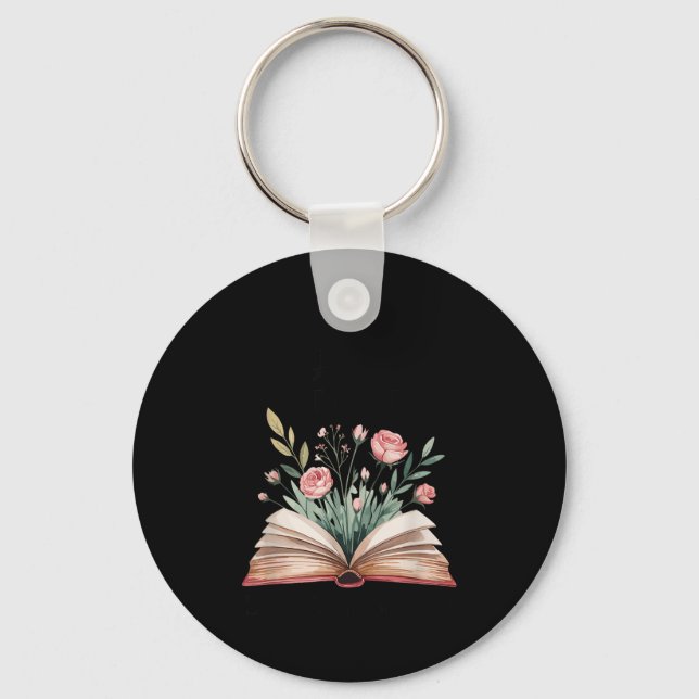 Llavero Spread Those Pages Like A Good Girl Bookworm Book  (Anverso)