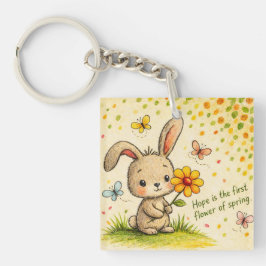 Llavero Spring Bunny Keychain