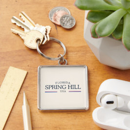 Llavero Spring Hill Florida Heritage - Classic Cream