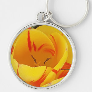 Llavero Spring Yellow Tulips Key Ring